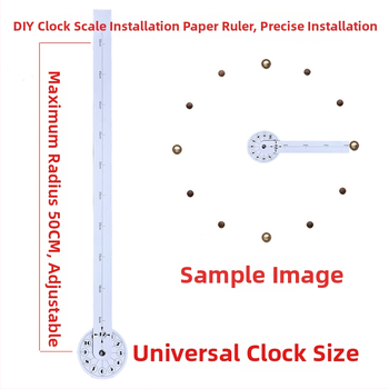 Accesorii pentru ceas de perete pentru montaj DIY ceas mare - mișcare cuarț, carcasă din hârtie, marcă Oka, etichetă privată licențiată, stil modern simplu