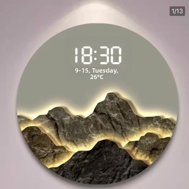 Digitaalne kell LCD-näiduga, igav kalender, kellaaeg, temperatuur ja niiskus, kvartsliikumine, plastikust korpus