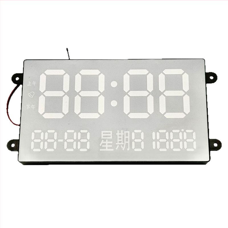 Digitaalne kell LCD-näiduga, igav kalender, kellaaeg, temperatuur ja niiskus, kvartsliikumine, plastikust korpus