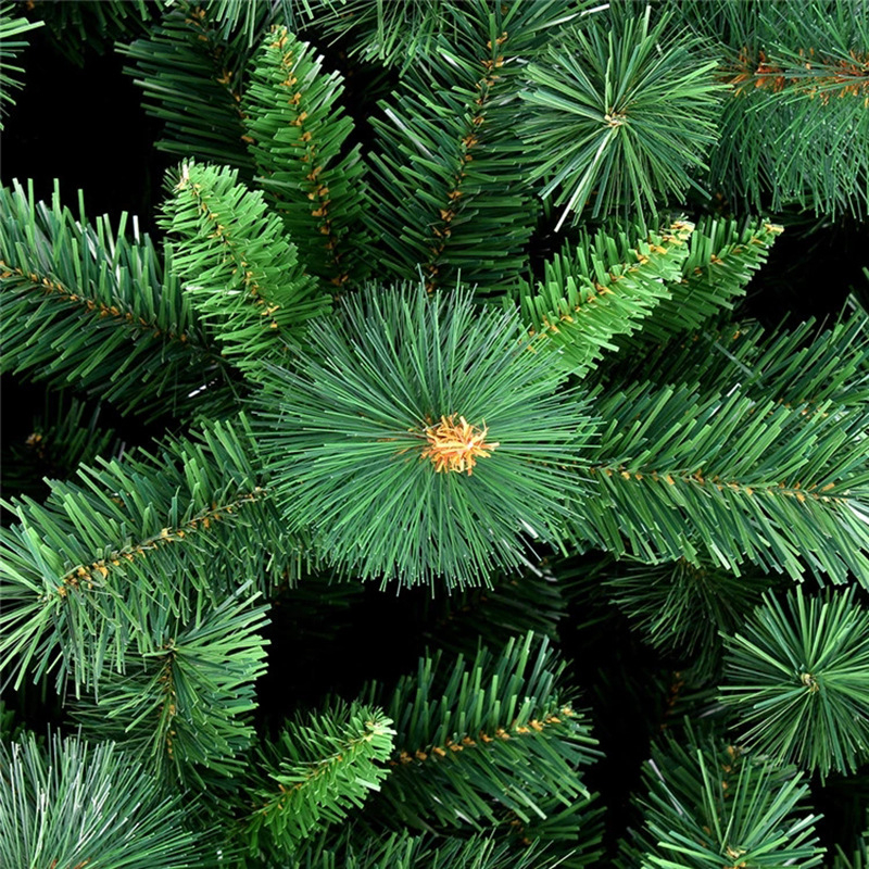 Изкуствена коледна елха PET материал, смесени игли, висококачествен шарнир, 1137 листа