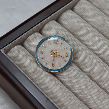 Брошка за жени от сплав със диамантна обработка, винтидж стил, украса за облекло