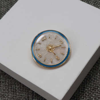 Брошка за жени от сплав със диамантна обработка, винтидж стил, украса за облекло