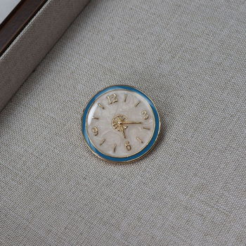 Брошка за жени от сплав със диамантна обработка, винтидж стил, украса за облекло