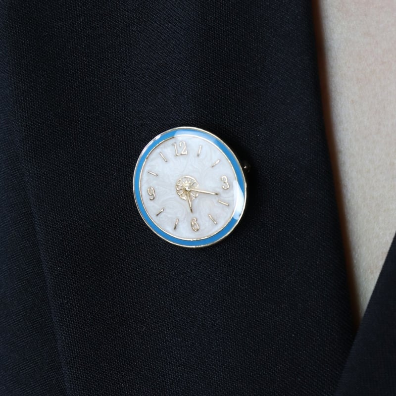 Брошка за жени от сплав със диамантна обработка, винтидж стил, украса за облекло