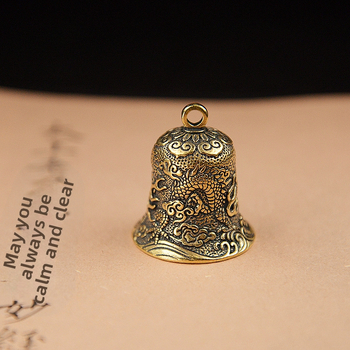 Μπρούντζινος κρεμαστός για κλειδιά με καμπάνα δράκου (Υλικό: Μπρούντζος; Στυλ: Εθνικός Αέρας; Μάρκα: Jungle Leopard; Κατηγορία: Αξεσουάρ κλειδιών)