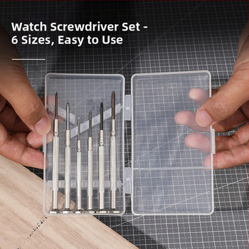 Комплект отверtкi за часовници Dl3206 за ремонт на часовници и очила, от въглеродна стомана, немагнитен, без изолация