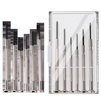 Комплект отверtкi за часовници Dl3206 за ремонт на часовници и очила, от въглеродна стомана, немагнитен, без изолация