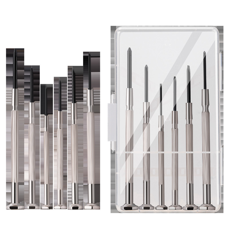 Комплект отверtкi за часовници Dl3206 за ремонт на часовници и очила, от въглеродна стомана, немагнитен, без изолация