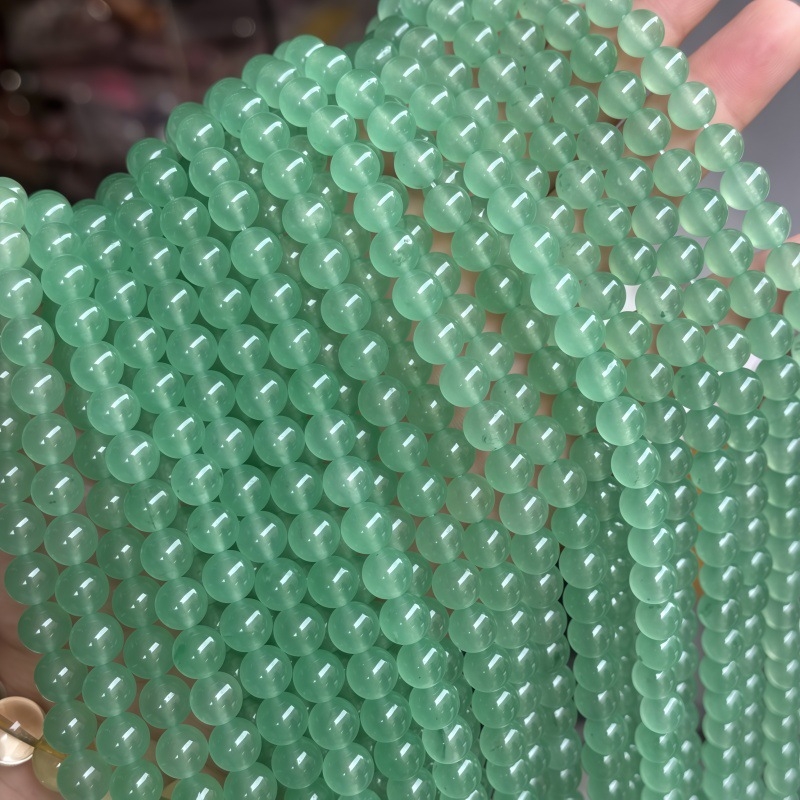 Prirodne zelene aventurin perle, okrugle, slobodne za DIY nakit – sastavni dijelovi za narukvicu i ogrlicu, 8 mm
