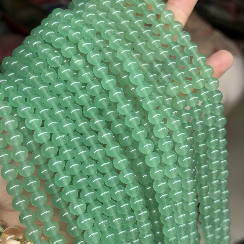Prirodne zelene aventurin perle, okrugle, slobodne za DIY nakit – sastavni dijelovi za narukvicu i ogrlicu, 8 mm