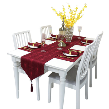 Флаг за маса, серия Китайски вятър, тъкана смес 36% памук, 64% полиестер, персонализируем, подходящ за дневна или търговски помещения