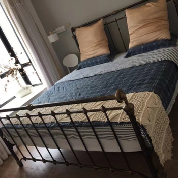 Nordic Bohemian asztalterítő futó – 92% pamut, 8% poliészter, geometriai absztrakt minta, személyre szabás elérhető