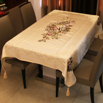 Флаг за маса от смесена тъкан (75% полиестер, 25% полипропилен), рисунка на растения и цветя, персонализирана обработка, подходящ за дневна и спалня