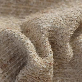 Poliesterio pledas su kutais, medžio žievės tekstūra, dryžuotas raštas, modernus minimalistinis stilius, modelis DJ372