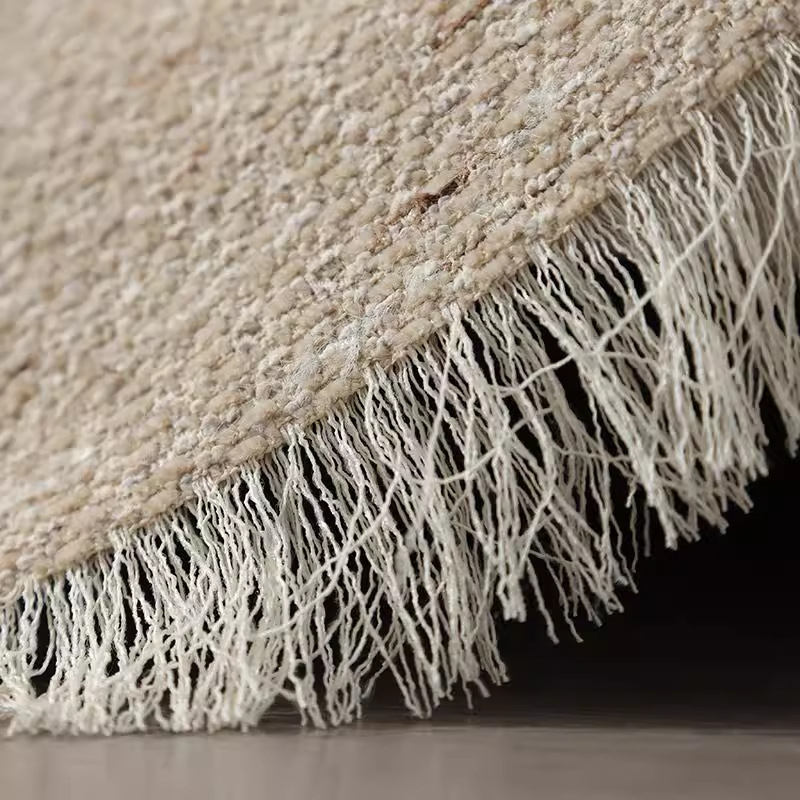 Poliesterio pledas su kutais, medžio žievės tekstūra, dryžuotas raštas, modernus minimalistinis stilius, modelis DJ372