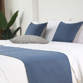 Viešbučio lovos krašto kilpelė ir pagalvių užvalkalų rinkinys, poliesteris, šiuolaikinis minimalistinis stilius, logotipo atspaudas, pritaikymas įmanomas