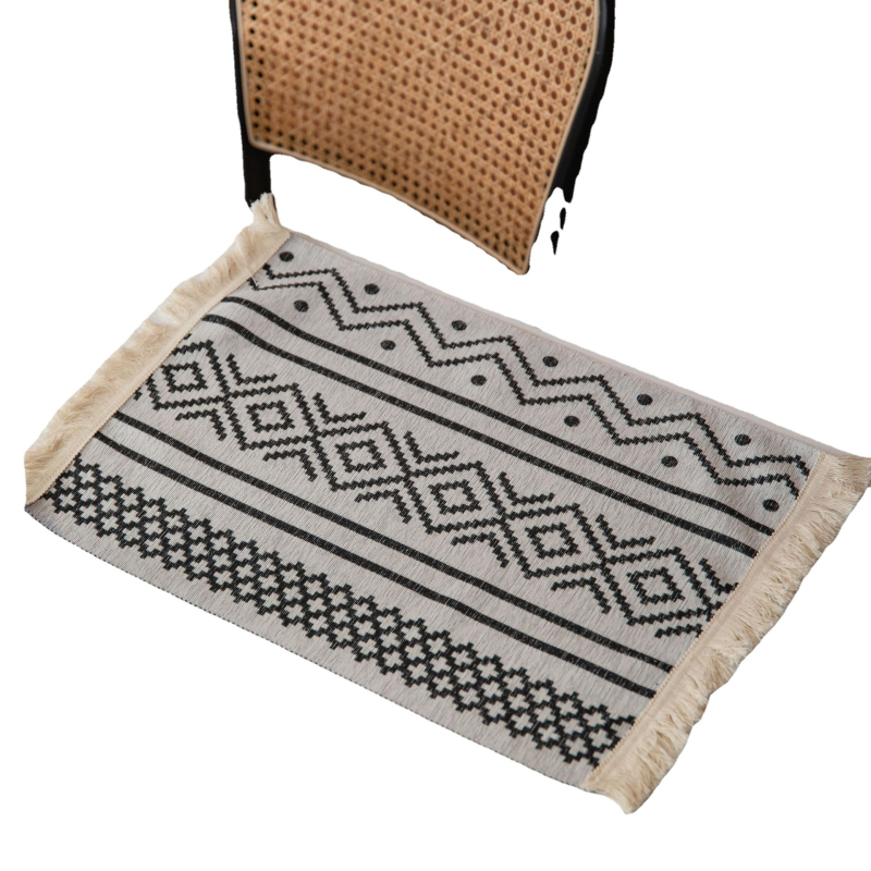 Jacquard stolni tekstil s geometrijskim blokovima boja za blagovaonu i stolić za kavu