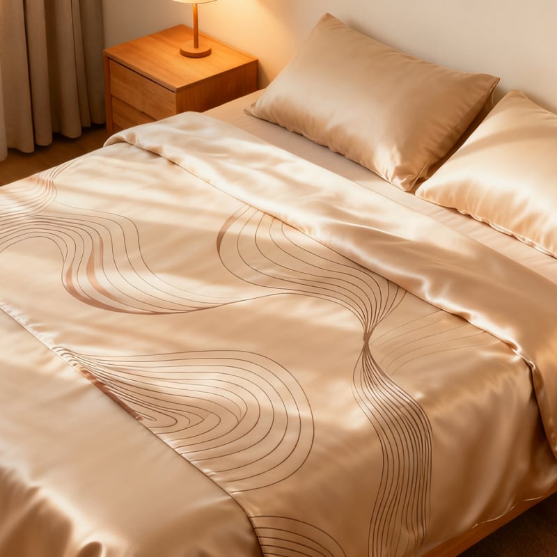Navlaka za kauč s doily uzorkom – Ice Silk, univerzalna kompatibilnost, digitalni tisak