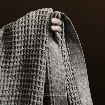 Moon lover вафелено памучно одеяло, 800 г, 100% памук, пролетно-есенно, модерен минималистичен стил