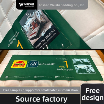 Bed Runner, viskozė, šiuolaikiškas paprastas stilius, logotipo spausdinimas galima, raštas: figūra, viešbučio naudojimui