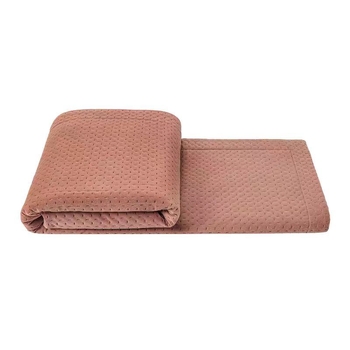 Ágyvégi pléd csíkos mintázattal (100% poliészter, 380 g/m², tavasz–ősz, testreszabott feldolgozás)