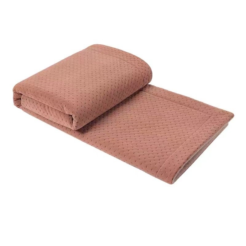 Ágyvégi pléd csíkos mintázattal (100% poliészter, 380 g/m², tavasz–ősz, testreszabott feldolgozás)