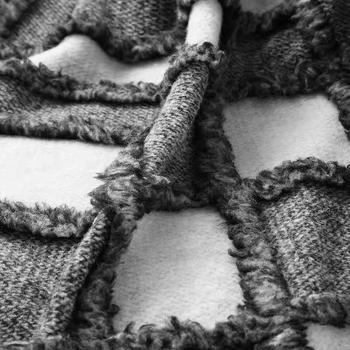 Полиэстерова завивка за легла и дивани, за моделни стаи и хотели, кариран плат, 380 г/м², пролетно–есенен сезон, персонализираема, свиване 3%