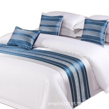 Viešbučio patalynės komplektas, poliesteris, lengvasis prabangos stilius, geometrinė abstrakcija