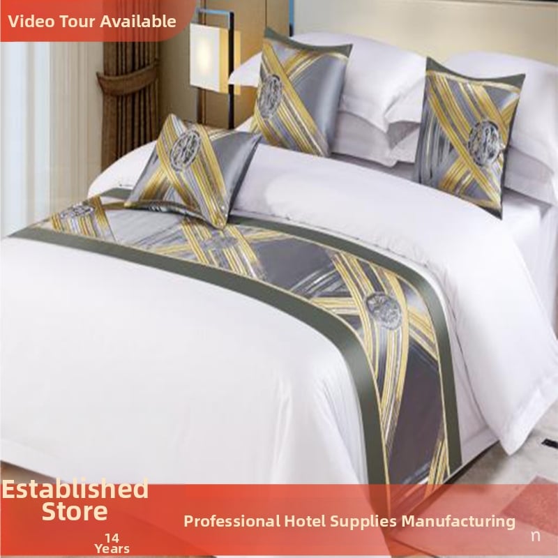 Viešbučio patalynės komplektas, poliesteris, lengvasis prabangos stilius, geometrinė abstrakcija