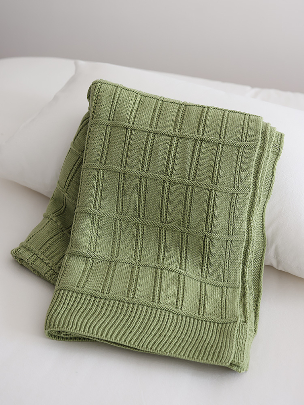 Pătură tricotată în stil american, groasă, acrilic, 300–499 g, pentru toate sezoanele