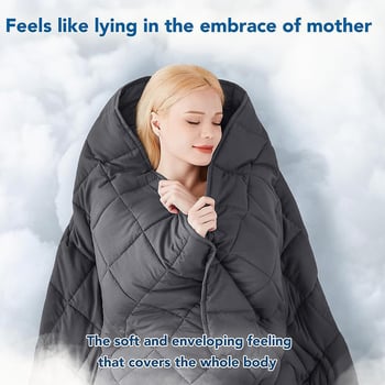 Тежко одеяло от полиестер за пролет и есен, персонализирано, свиване 2–3%