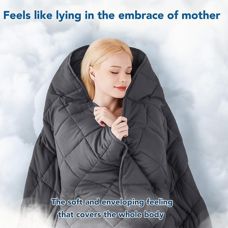 Тежко одеяло от полиестер за пролет и есен, персонализирано, свиване 2–3%