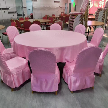 Viešbučio staltiesė – Prekės ženklas: Shangli Pavilion Furniture; Stilius: Vestuvės; Medžiaga: Satin; Kategorija: Kėdės užvalkalas; Stiliaus pozicija: Viešbutis