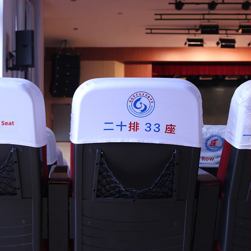 Krēsla pārvalks no poliesteres – moderns vienkāršs stils, logotipa druka, licencētas privātas zīmoli