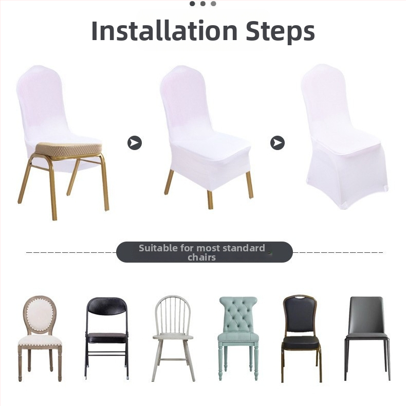 Krēsla pārvalks – biezināts elastīgs Oxford audums; piemērots viesnīcu krēsliem, banketiem un kāzām; universāla restorāniem un ēdināšanas krēsliem. Materiāls: 95% poliesters + 5% spandeks; Kategorija: Krēsla pārvalks; Stils: Viesnīcu stils; Iepakojums: 80 