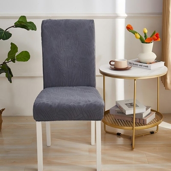 Poliészter székfedő, téglalap alakú, porvédő és dekoratív, modern minimál stílus, egyszínű mintázat