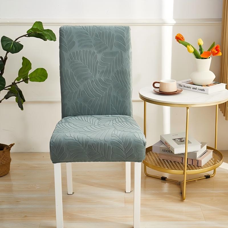 Poliészter székfedő, téglalap alakú, porvédő és dekoratív, modern minimál stílus, egyszínű mintázat