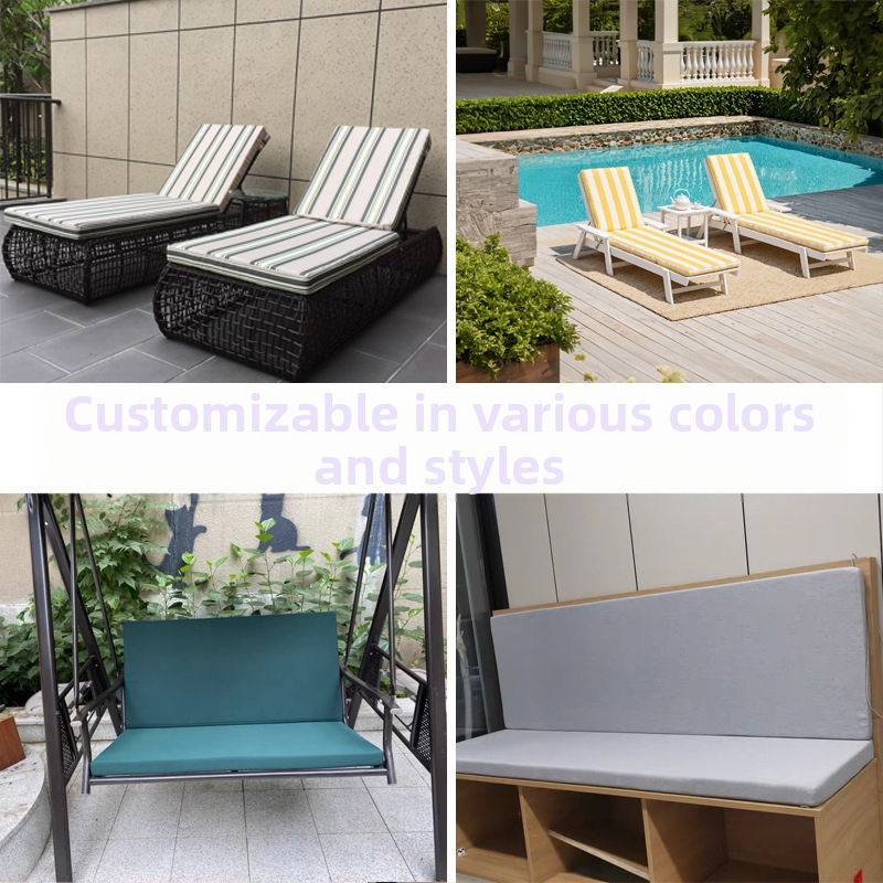 Išorinis sėdynės pagalvės užvalkalas paplūdimių kėdėms - PVC medžiaga, 40D putų užpildas, užpildo kiekis 30–40%, tinkamas vienvietei sofai, modernus paprastas stilius