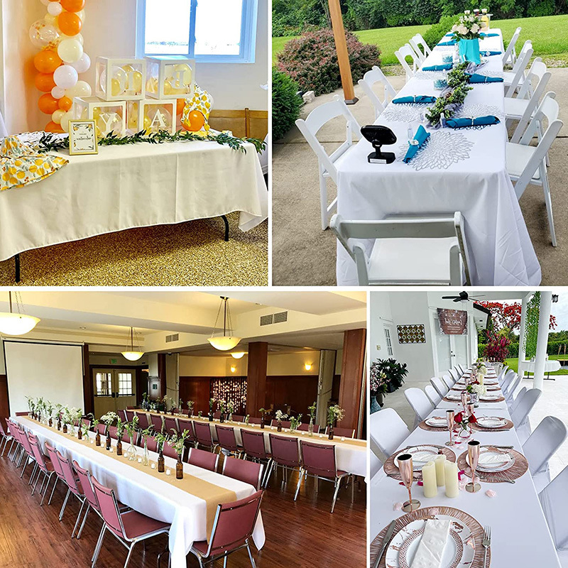 Față de masă - poliester, dreptunghiulară, impermeabilă, rezistentă la praf