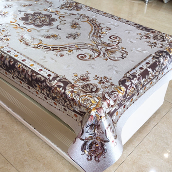 Față de masă din plastic, pătrată, rezistentă la temperatură, stil chinezesc nou