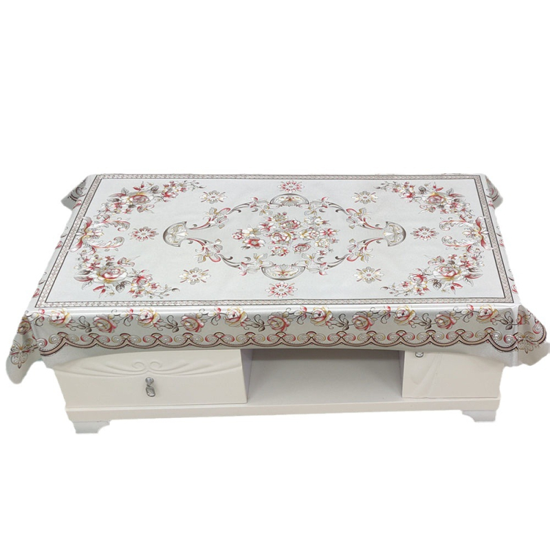 Față de masă din plastic, pătrată, rezistentă la temperatură, stil chinezesc nou