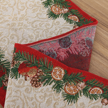 Знаме за маса в скандинавски стил за Коледа – ленено-памучен текстил, код M10009