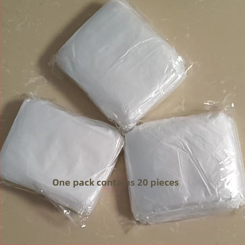 Egyszer használatos PE műanyag asztalterítő, vastagság 0.7–0.8, egylemeznyi és összecsukható, téglalap alakú, egyszerű szövés.