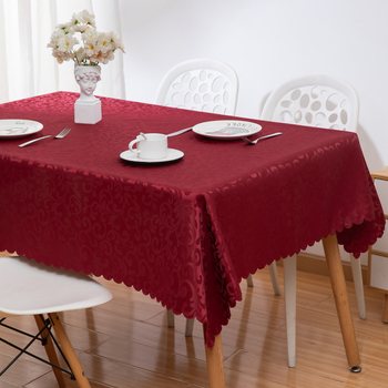 Európai stílusú hotelszállodai asztalterítő, téglalap alakú, poliészter, porálló és dekoratív, modern minimalista stílus.