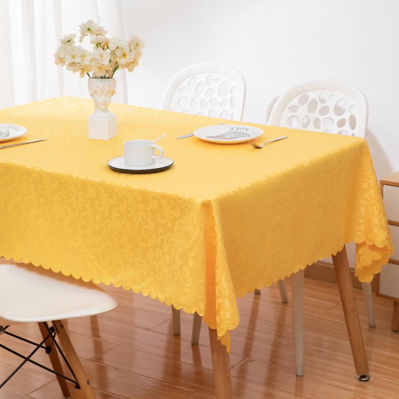 Európai stílusú hotelszállodai asztalterítő, téglalap alakú, poliészter, porálló és dekoratív, modern minimalista stílus.