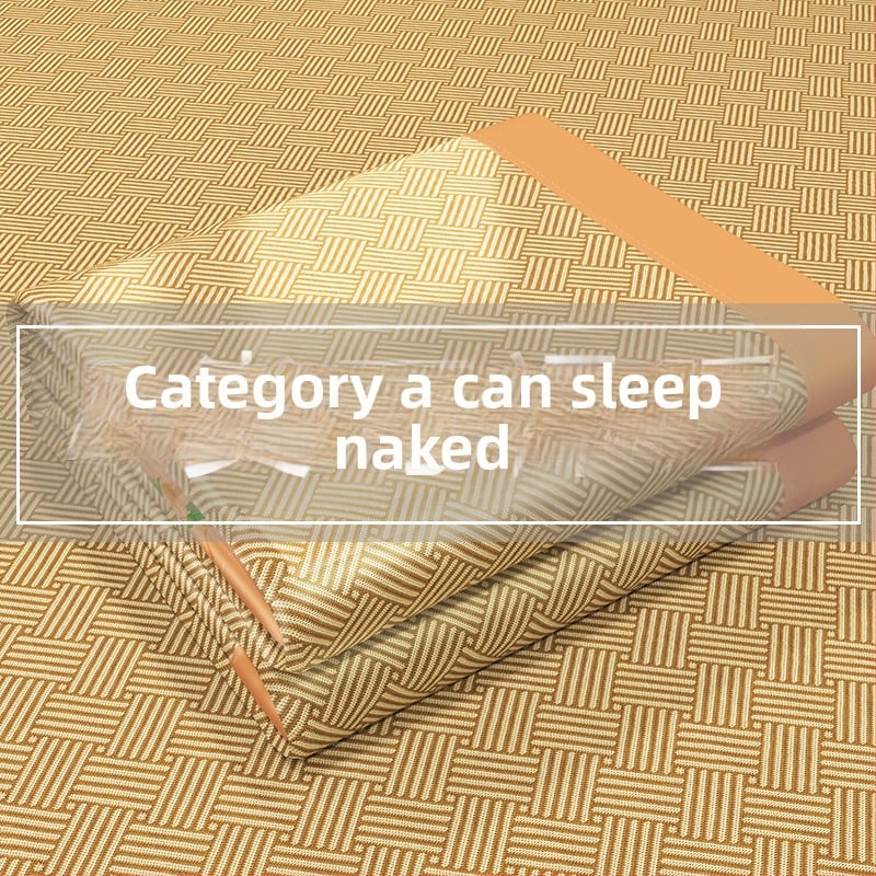 Ledus zīda paklājs ar izšūtu šuvumu, ķīmiska šķiedra, ķīniešu stils, ziemas un vasaras divkārša lietošana