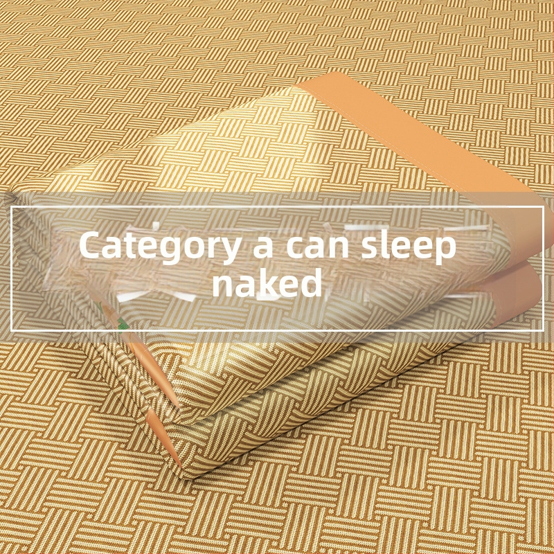 Ledus zīda paklājs ar izšūtu šuvumu, ķīmiska šķiedra, ķīniešu stils, ziemas un vasaras divkārša lietošana