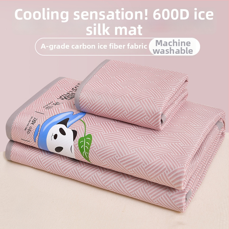 Kolmepanealne voodimattide komplekt — jääsiidist kiud, viskoosi kiud, kokkupandav, trükitud kude