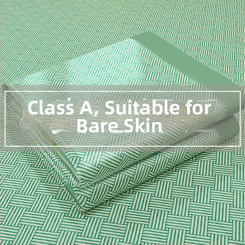 Jääsiidist jahutusmatt, rotang-bambuse kudumine, õmmeldud, premium klass, hiina stiil, talve-suve kaksik-kasutus