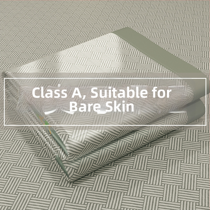 Jääsiidist jahutusmatt, rotang-bambuse kudumine, õmmeldud, premium klass, hiina stiil, talve-suve kaksik-kasutus